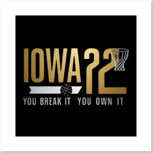 caitlin clark 22 - You break it, you own it Posters and Art